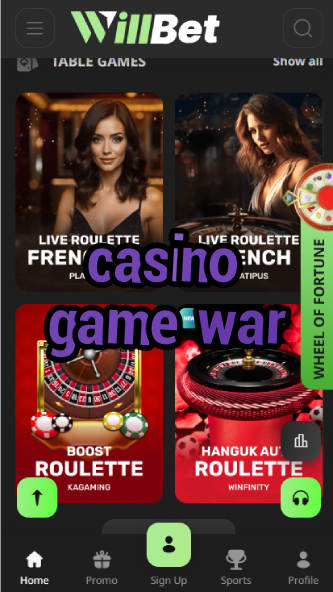 Casino Game War - Competitive Casino Tournament Play-casinoorder.vip