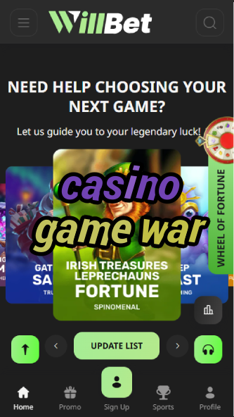Casino Game War - Competitive Casino Tournament Play-casinoorder.vip