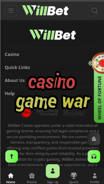 Casino Game War - Competitive Casino Tournament Play-casinoorder.vip